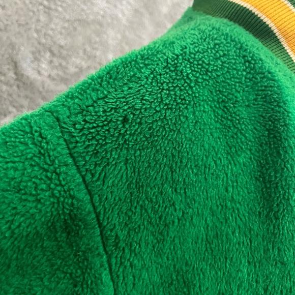 Wilson Vintage RARE Women's Green Fleece Full Zip Sweater Jacket- Made in USA - Picture 6 of 13